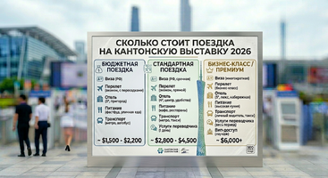 Сколько стоит поездка на Кантонскую выставку 2026 из Беларуси